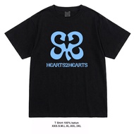 Kaos Idol Kpop HEARTS2HEARTS Logo Printed T-Shirt H2H Shirt