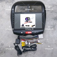 Player Android With Casing Mitsubishi ASX 2010-2015 (Free Reverse Camera)