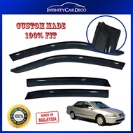 Original Oem High Quality Acrylic Door Visor (3") (4'') Compatible With Honda Accord 2 S84/S86 1999-