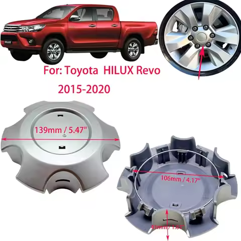 139mm Car Wheel Center Caps For Toyota Hilux Revo 2015-2020 Fortuner Hubcaps Wheel Rim Cover PC457-0