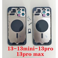 For iPhone 13 Pro Max Back Housing Battery Cover Back Rear Housing Frame Chassis+with Side Buttons+S
