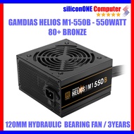 GAMDIAS HELIOS M1-550B Powersupply 550B 550Watt 80+ Bronze PSU