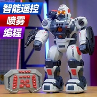 Remote Control Intelligent Programming Robot Mechanical Police Telling Stories Boys Girls Early Educ