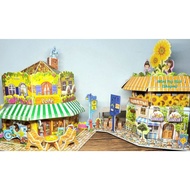 [SgSeller]2 Diy 3D Big Puzzles@$10.99/Big Diy 3D Cardboard Puzzles/EducationalToysForKids/BirthdayGi