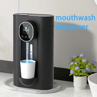 Automatic Mouthwash Dispenser For Bathroom, USB Rechargeable And 3 Dispensing Levels, LED Screen 18.