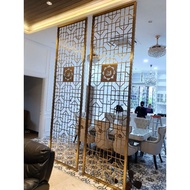 stainless steel laser cut divider, wall partition, living room divider