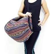 單肩包船包棉編織袋背包，斜挎包