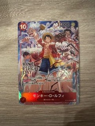 2024 one piece day 海賊王 入場卡 luffy 路飛 op收藏鑒定閃卡 psa cgc promo