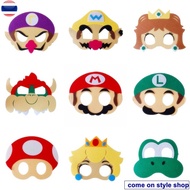 Fancy Mask Mario Princess Kids Cosplay Game Performance Party Birthday Show Gift