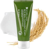 MIZON Rice Real Cleansing Foam, Rice Cleansing Foam, Foaming Cleanser With Rice Bran To Remove Dead 