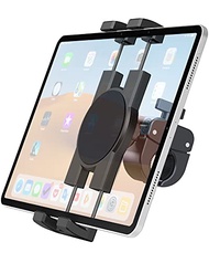 Keuvirya Tablet Holder Mount, Indoor Bike Gym Treadmill Spin Tablet Stand, Clamp Handlebar Mount for