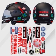 Yamaha Y15zr LC135 Y16ZR MIO125 NMAX V2 XMAX 300 R3 MT-09 MT-15 MT-03 TMAX 560 530 Motorycyle Stickers Laser Colorful Motorcross Body Helmet Fuel Tank Decals Motorcycle Accessories