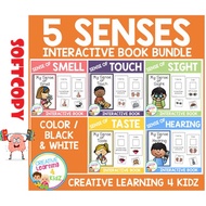 147- 5 senses Interactive Busy Book I Buku Aktiviti Interaktif Lima Deria