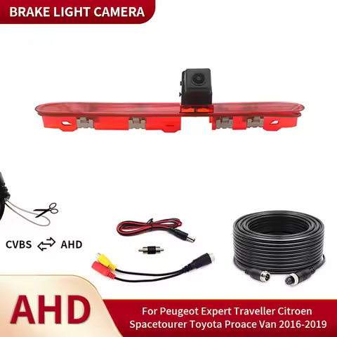AHD Brake Light Reverse Camera For Peugeot Expert/Traveller Citroen jumpy/SpaceTourer Toyota Proace 