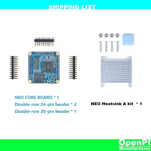 Open+Pi Nano Neo Core LTS(256M RAM & 4GB eMMC) V11 | Allwinner H3 Quad Cortex-A7,1.2GHz | OpenWRT Ub