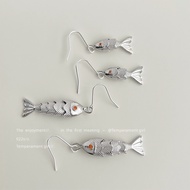Unique Funny Funny Small Fish Earrings ins Creative Niche Influencer New Earrings Yiwu Jewelry Whole
