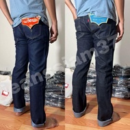 5o1 KEPALA KAIN SELUAR JEANS LELAKI CUTTING STRAIGTCUT WARNA BLUEBLACK DAN BLACK