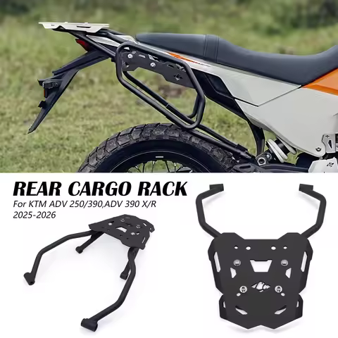 For KTM 390 ADVENTURE R X 2025 390 adv x 2026 250 ADVENTURE Rear Luggage Rack Top Case Rear Rack Car