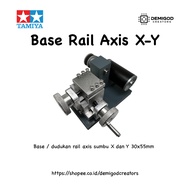MESIN Base Mounting/ for YUGOS Rail Axis Axis X and Y 30 X 55 mm Mini Lathe Machine 4WD