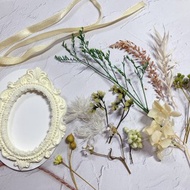 【DIY材料包】永生花擴香石古典相框款