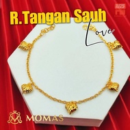 Rantai Tangan Saud Love Emas 916 Tulen Gelang Emas Sauh Emas 916 Tulen Rantai Tangan Emas 916 Origin