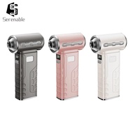 [Serenable] Handheld Fan with Light Quiet Sturdy 130000 RPM Small Cooling Fan for Bedroom Home