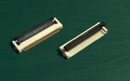 【IF】FPC Connector 54pin 90度 下接 0.5mm 掀蓋式 54P《HFPC-554-RFS-20