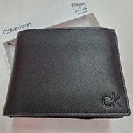 [Pre-order 7-15日到港] Calvin Klein Men's Burnished Leather Bifold Wallet 男士真皮銀包 附送禮盒 全新正品