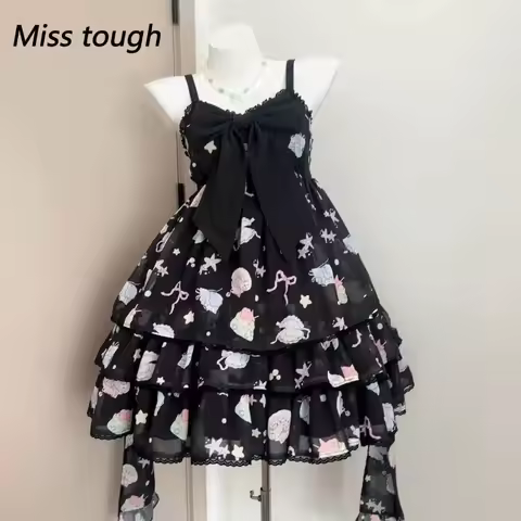 Women Sweet Mini Dress Halter Gingham Bow Button Front Lace Ruffle Hem Slim Fit Suit Cottagecore Lol