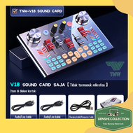 Sound Card TNW-V18 Bluetooth Live SoundCard V18 Soundcard Audio Live Mixer untuk Live streaming Kara