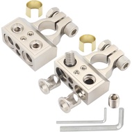 Battery Terminal Connectors Dual 1/0 Gauge Wire and 8 Gauge Wire Positive or Negative Connector Term