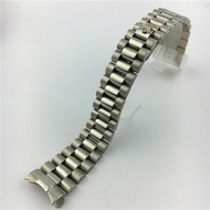 ❖□ 17mm 20mm Metal Watch Band for Rolex Datejust Series Solid Diving Stainless Steel Strap with Presidential Buckle Curved  End Men Women Bracelet