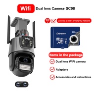 DOSEN HD 1080p V380 Pro wireless dual lens outdoor waterproof 360 cctv with audio and speaker IP Sec