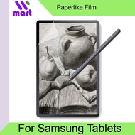 Paper Like Screen Protector for Samsung Galaxy Tab S9 Ultra / S9 FE+ / S8 Ultra / S8+ / S7 Plus / S7 FE / S6 Lite / S6