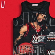 Iverson Basketball Jersey Embroidered Good Quality 163