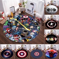 The Avengers Spiderman Printed Round Baby Playmat Cars Carpet Living Room Rugs Crawling Mat Floor Ca