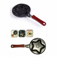 Teflon Character Mini Frypan Frying Pan Non Stick Fry Pan Cute Motif Egg Frying Pan Non Stick Star