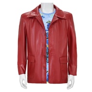 Fight Club Tyler Durden Leather Jacket - Cosplay Costume for Halloween Parties