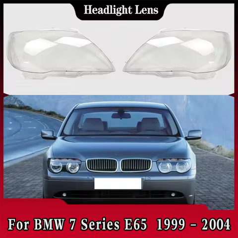For BMW 7 Series E65 E66 1999 2000 2001 2002 2003 2004 Headlamp Cover Headlight Shell Lens Plexiglas