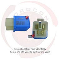 Nissan Fan Relay/ Air Cond Relay (Blue/4pin) Sentra B13 B14 Vanette C22 Serena C23 Bluebird U11 Terr