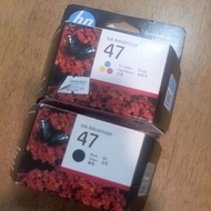 HP 47 BLACK/TRI-COLOR INK CARTRIDGE