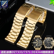 Watch Strap Diesel Diesel DZ7333 7371 4344 Watch Male Black Gold Solid Stainless Steel Metal Watch S