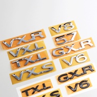 Car Styling V6 V8 5.7 GXR VXR TXL VXL VXS Emblem Rear Letter Logo Trunk Lid Sticker For Land Cruiser