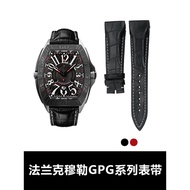 Suitable for Farmland Frank Muller GPG Watch Genuine Leather Strap FM High-Quality American Crocodile Leather Strap 9900