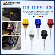 CNC Aluminum Alloy Modified Hexagonal Oil Dipstick Motorcycle Decoration 4T Tudung Oil Dipstick Univ
