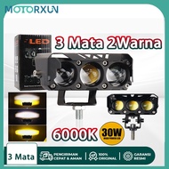 Lampu Tembak Sorot LED Laser Gun S3 SQL3 Mata D2 Mobil Motor SQL 3 CSP Lasergun 3 Mata mobil motor