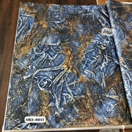 ABSTRACT GOLD PATTERN WALLPAPER NAVYbiru OR3