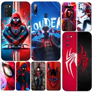 Case For Samsung Galaxy A8 A6 PLUS A9 2018 Back Cover Soft Silicon Phone black tpu fantasy spider hero