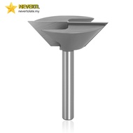 [NEVERTL] 8mm Shank Dovetail Joint Bottom Cleaning Router Bit Engraving Bit Milling Cutter