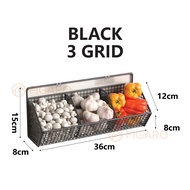FIGARO 3 grids Hanging Onion Basket Bekas Bawang Gantung Onion Storage Rack Organizer Tempat Letak B